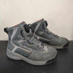 Simms Wading Boots Mens Size 9 Rivertek 2 Boa Lace System Performance Fishing
